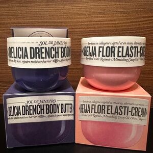 BNIB ‼️ 2 x 8.1 OZ SOL DE JANEIRO CREAM BUNDLE (240ml/each) NEW